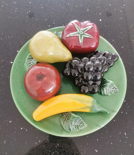 Plate ornamental ceramic - ornamental,