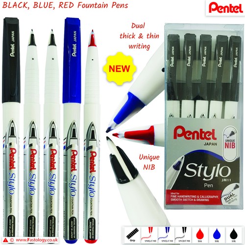 Pentel stylo unique nib black - unique,