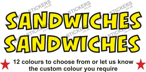 Sandwiches stickers - 2,