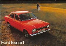 Ford Escort Original GERMAN Brochure 1973