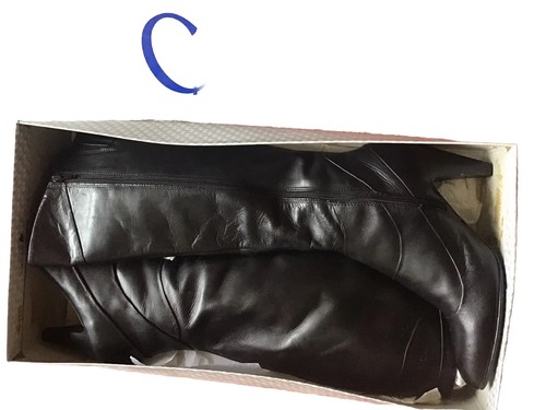 Ladies caprice long leather