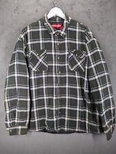 Wrangler Lumberjack Shirt Jacket Men's Size 2XL Padded Lined Plaid USA Workwear 