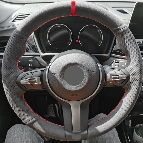 Suede leather sport steering - suede,