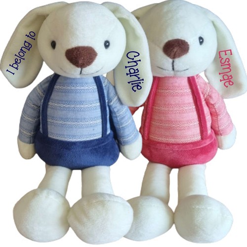 Personalised teddy bear dog - teddy,