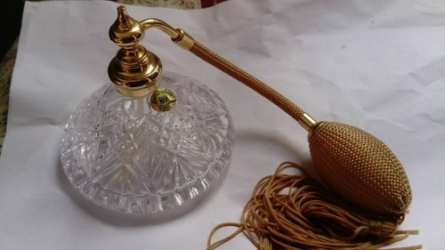 Heavy led crystal perfume