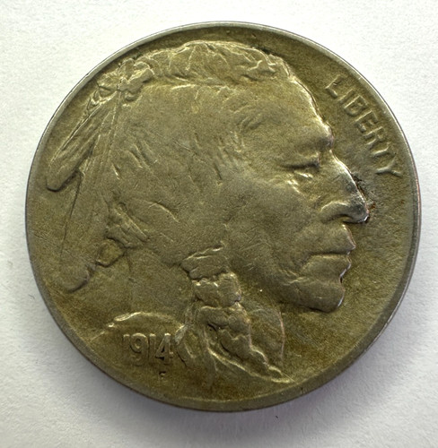 1914 buffalo cents - 5, nickel