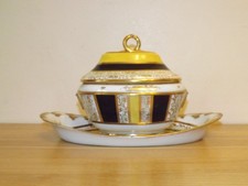 19thC. Regency Style Small Tureen With Fixed Dish -  Makers Mark Crossed Swords