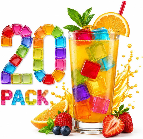 Reusable ice cubes pack - cubes, 20