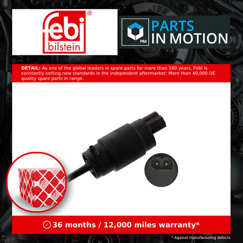Washer pump fits bmw 318 - washer, e30