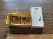 Watch Crowns, Gilt Buttons
