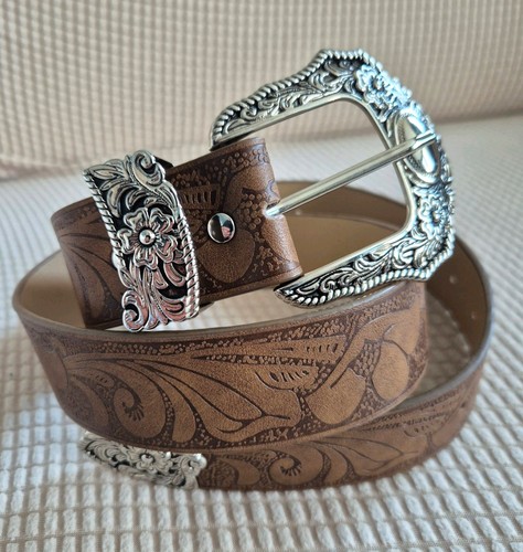 Western cowboy brown belt - western,