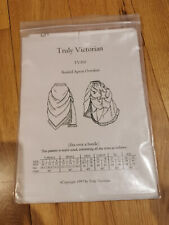 Truly Victorian TV305 Bustled Apron Overskirt Paper Sewing Pattern CUT & Used