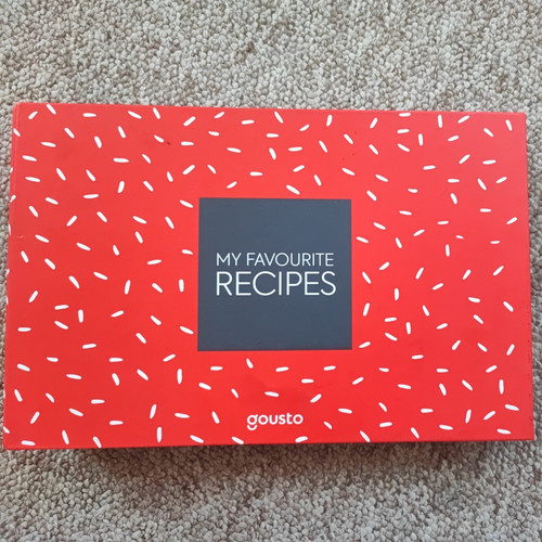 Gousto chicken recipe cards - chicken,