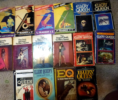 Lot vintage ellery queen - lot, of