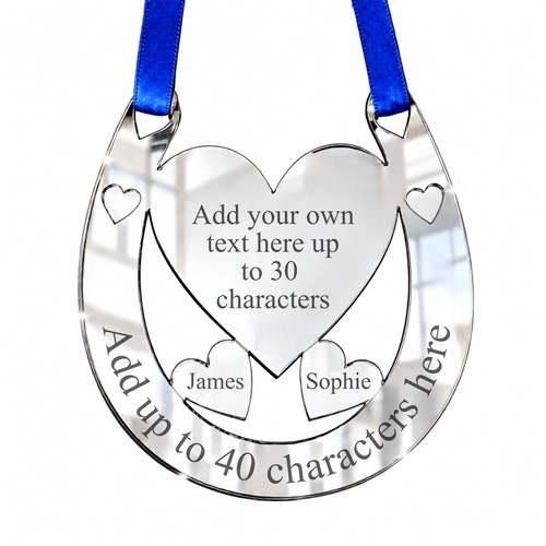 Personalised wedding horseshoe - personalised,