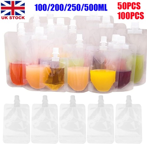 Clear spouted alcohol juice - spouted,