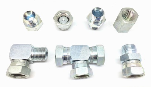 Hydraulic adaptors male - adaptors,