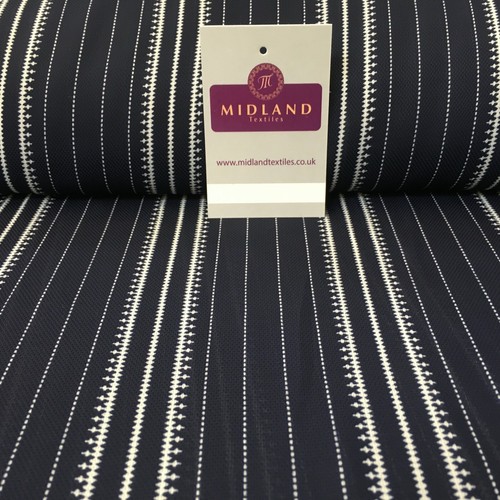 Navy striped printed soft - printed,