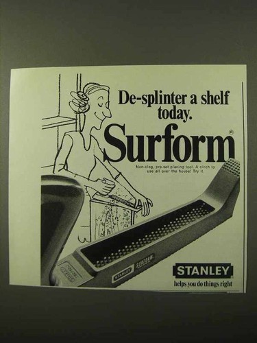 1971 stanley surform - surform, planing