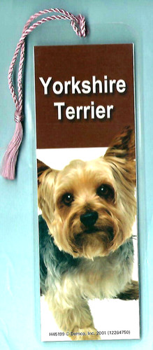 Yorkshire terrier bookmark dog - yorkshire,
