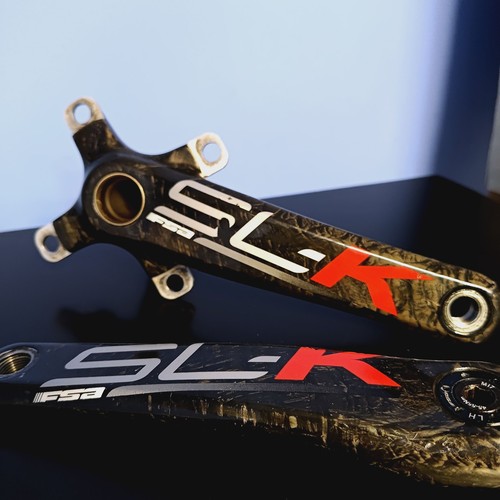 Fsa light carbon crankset - light,