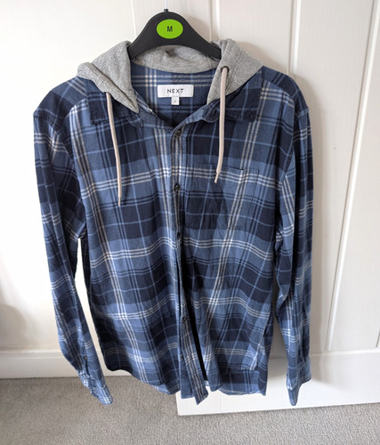 Next men blue grey plaid - men's, blue/grey