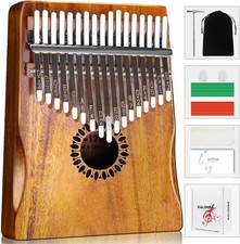 Newlam Kalimba Thumb Piano 17 Keys, Portable Marimbas Finger Piano