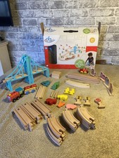 carousel wooden train set