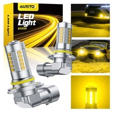 For BMW 3 Series E91 Touring 2005-2012 HB4 9006 Yellow LED Fog Light Bulbs Pair