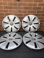 x4 Volkswagen Transporter Van 16" Wheel Trim Set T5 T6 T6.1 Original VW Genuine