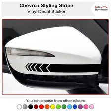2x Chevron Styling Stripe