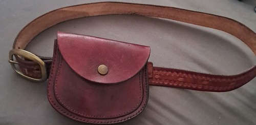 Vintage leather market trader - leather,