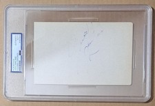 Judy Garland Autograph 4x6 Album Page The Wizard Of Oz (PSA Cert) (Scarce)