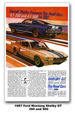 13x19 1967 Ford Mustang Shelby