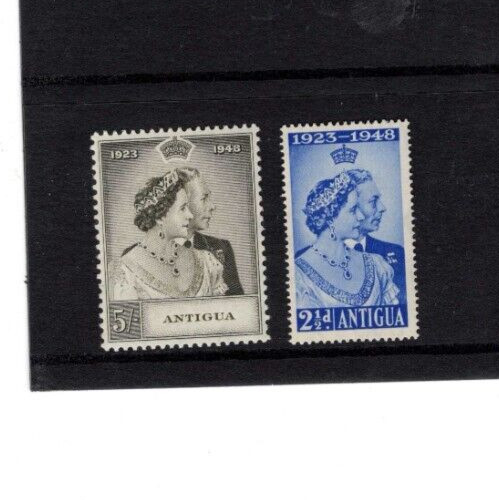 Antigua 1948 royal silver - antigua,