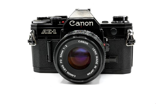 Black canon ae1 50mm - canon,