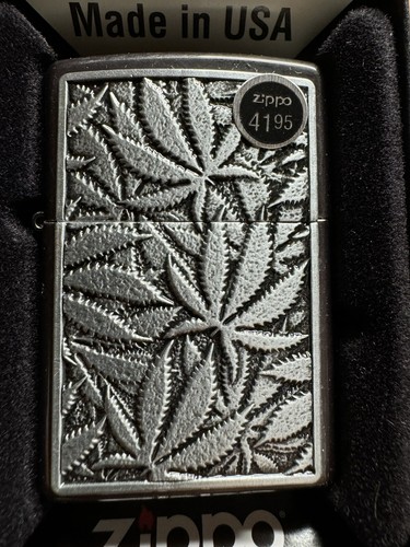 Zippo cannabis emblem - cannabis,