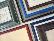 7 X Vintage Solid Wood