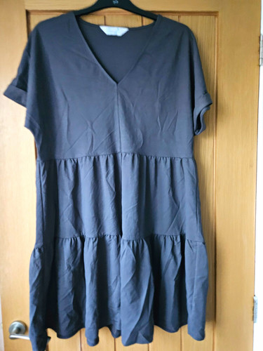 Primark grey smock dress - grey,
