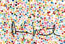 Damien Hirst Signed 'The Currency' postcard