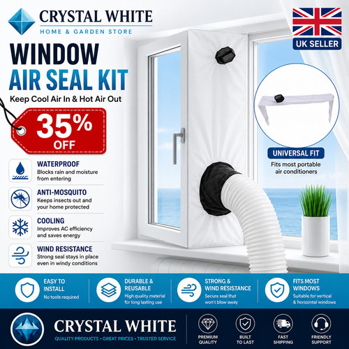 Air conditioner window - air, seal