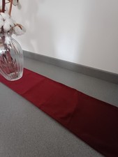 Table runner in a pretty Ruby red velvet,  ideal for Christmas 