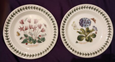 2 X Portmerion Botanic Garden -  Side Plate - 16cm Cyclamen + primula