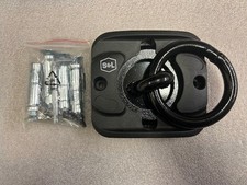 Smith & Locke Ground & Wall Anchor Black Large 120mm For Bikes And Motorcycles