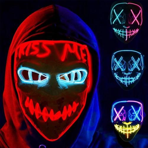 Led purge mask scary - led, spooky