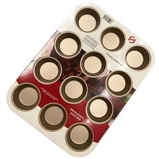 Muffin Tins for Baking 12 Deep- Non Stick Yorkshire Pudding Tray, Muffin Tray