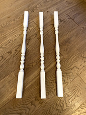 stair spindles 41mm x 900mm white primed pine NEW -30 available in total