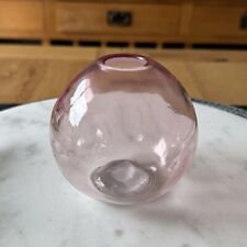 Purple Globe Glass Bud Vase
