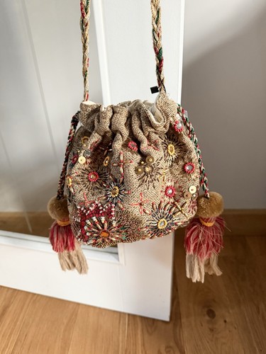 Zara hand made beaded - hand,