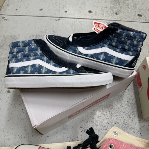 Supreme vans sk8 high blue - x,